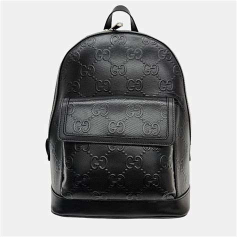 gucci embellished bag|Gucci gg embossed backpack.